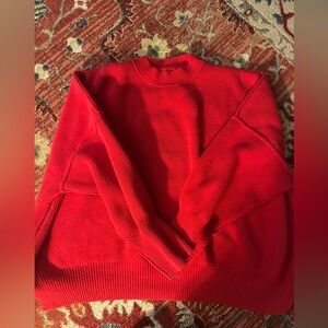 Free People Bright Red easy street tunic